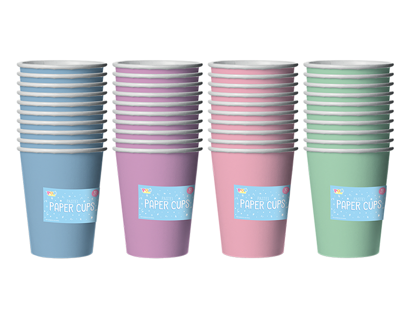 Pastel Paper Cups 10pk